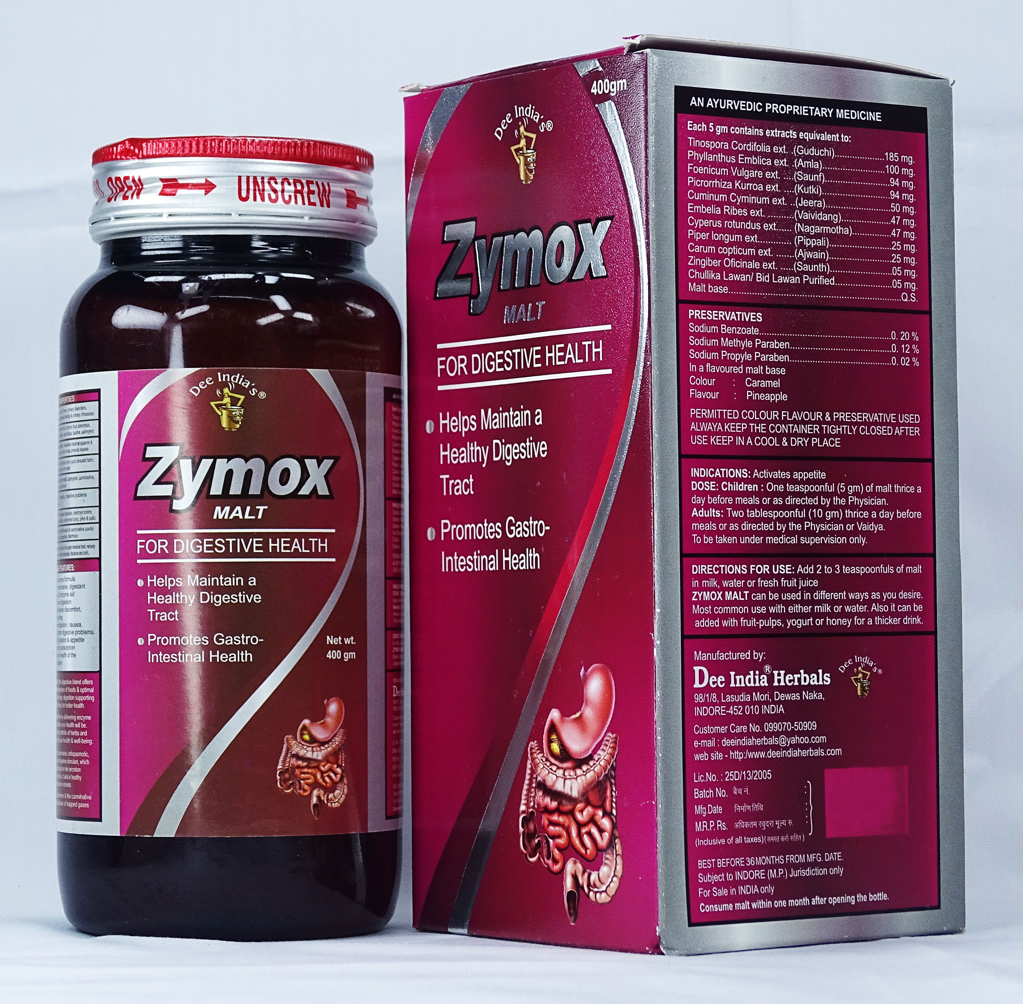Zymox Malt Red Packing