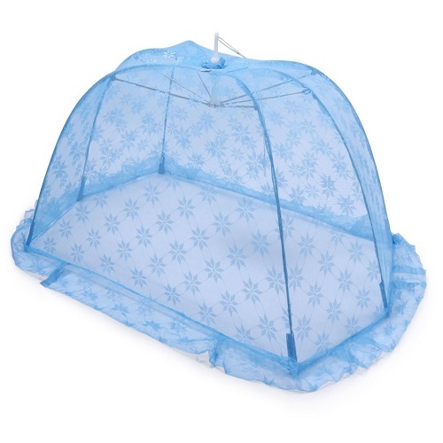 baby mosquito umbrella net - blue - small