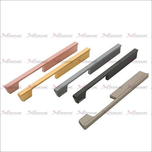 Aluminium Modular Cabinet Handle - Commercial Grade, Hard Texture | Polished Surface Finish, Durable and Stylish Design