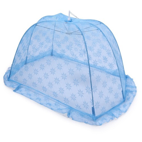 baby mosquito umbrella net - medium - blue