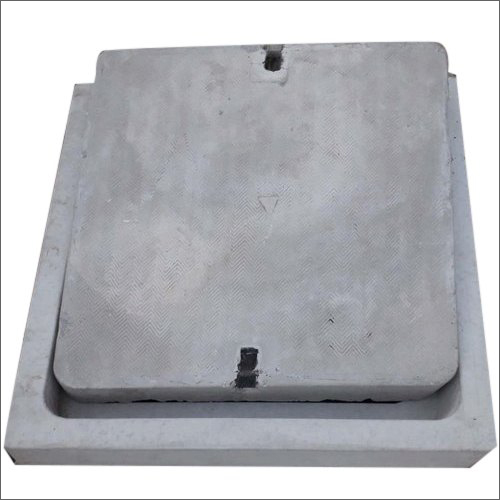 Grey Rectangular Manhole Cover Mould - Size: 700X800 Mm