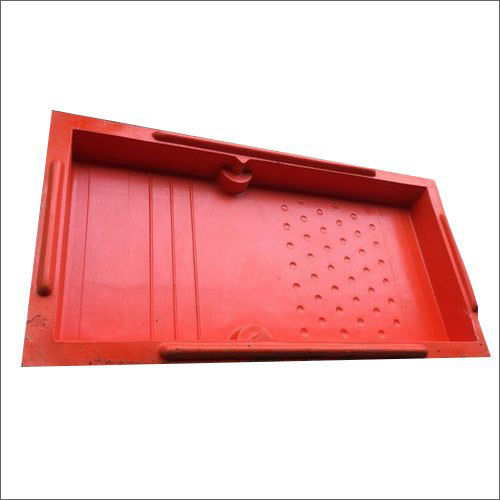 Red Precast Railway Platform Coping Mould