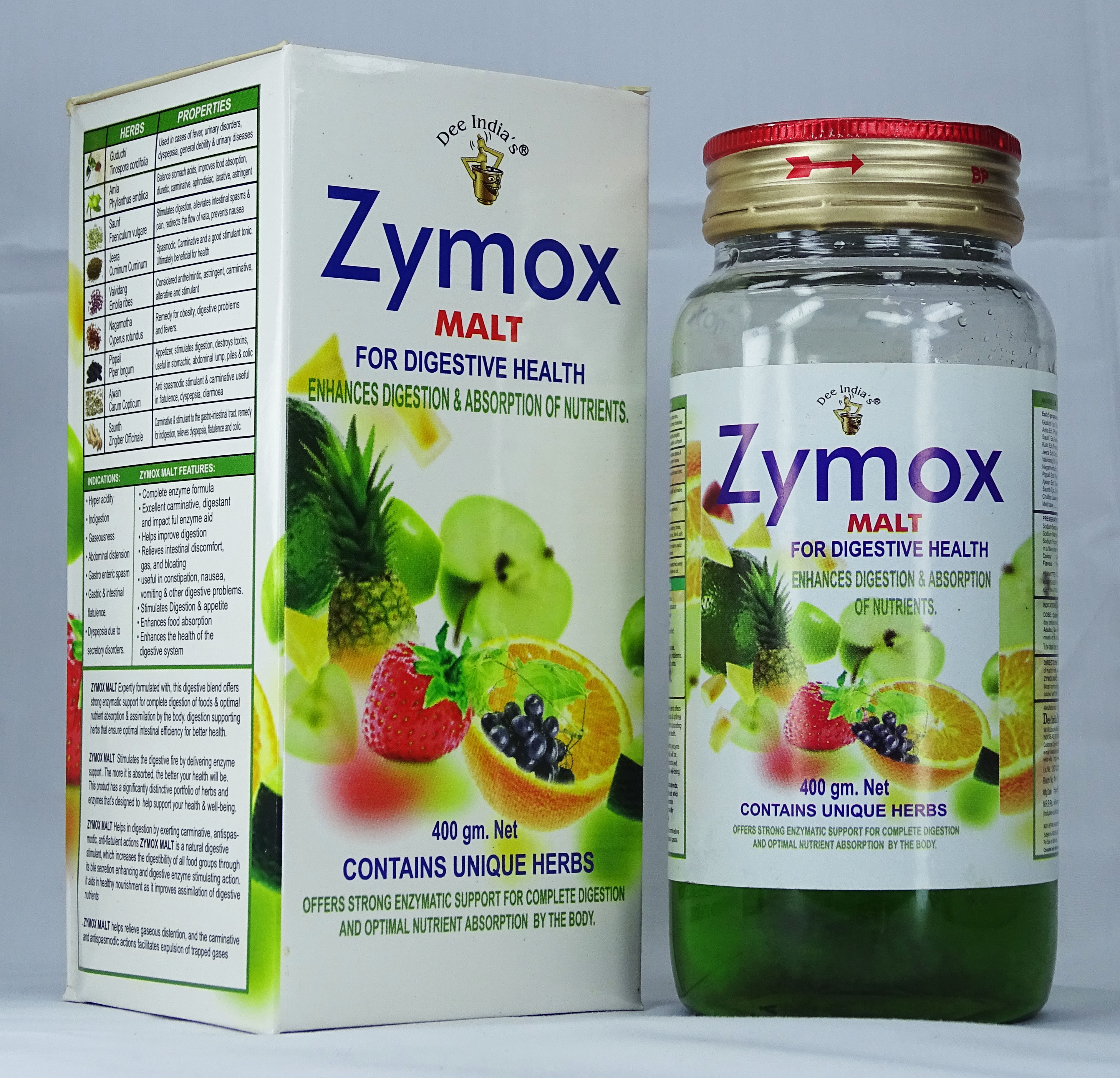 Zymox Malt Fruit Packing
