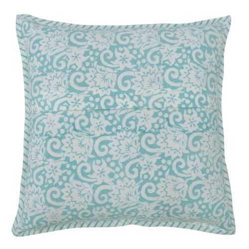 Floral Hand Block Printed Cushion Cover