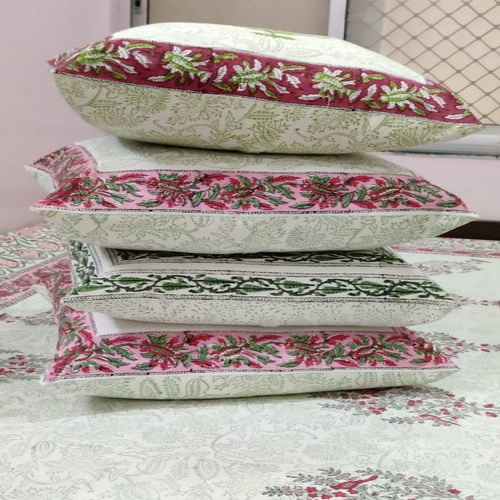 Hand Block Printed Cotton Cushion Cover