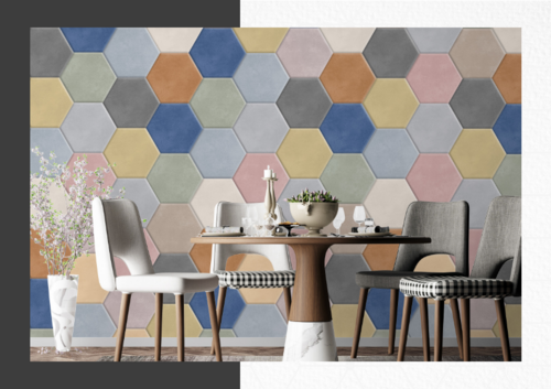 Hexagon Tiles 150x260x300 mm