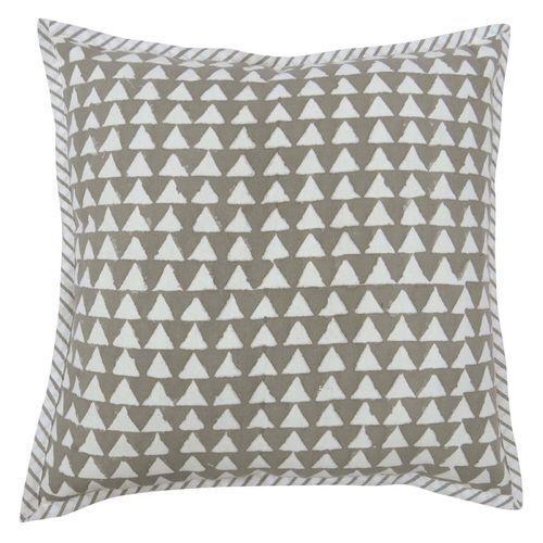 100% Cotton Simple Block Print Cushion Cover