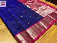 korvai border silk saree