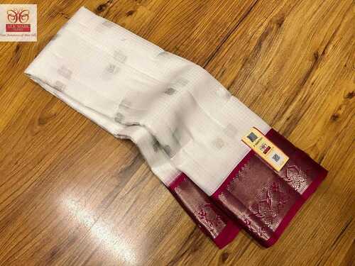 Pure Kanjivaram soft silk Korvai Silk saree