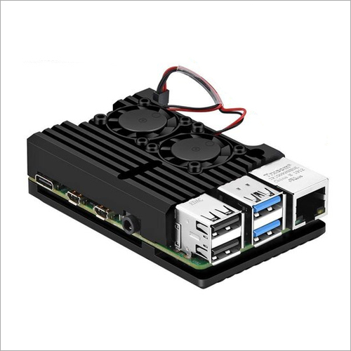 Black Aluminum Heat Sink Case