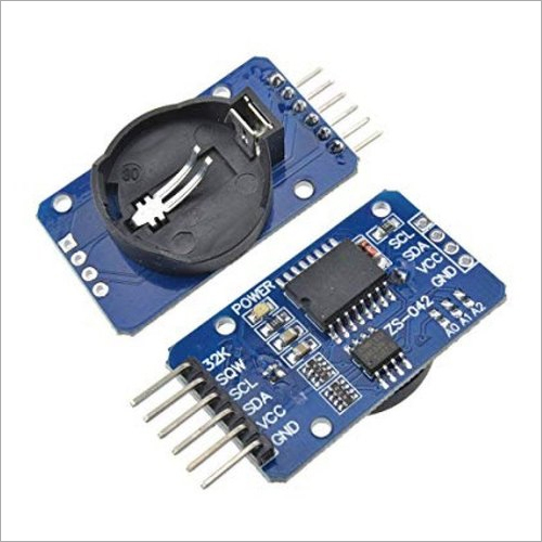 DS3231 Real Time Clock Module - Fiber Material, 32K Memory, DS3231 Processor | 1 Year Warranty, Electronic Sensors Compatible