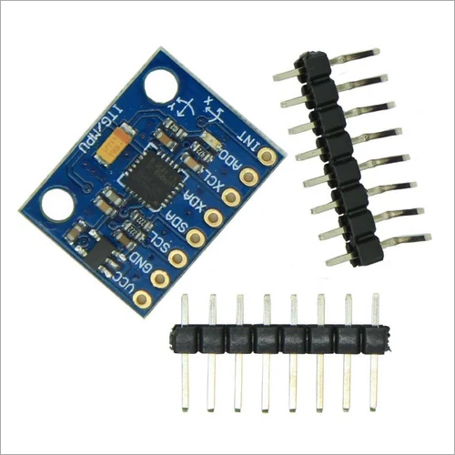 MPU6050 Triple Axis Gyro Accelerometer - Fiber Material, 2.3 - 3.4V Input Voltage, BLUE Color, Sensitivity 131 LSBs/dps, Analog Output, -20 to +70Â°C Operating Temperature | 1 Year Warranty