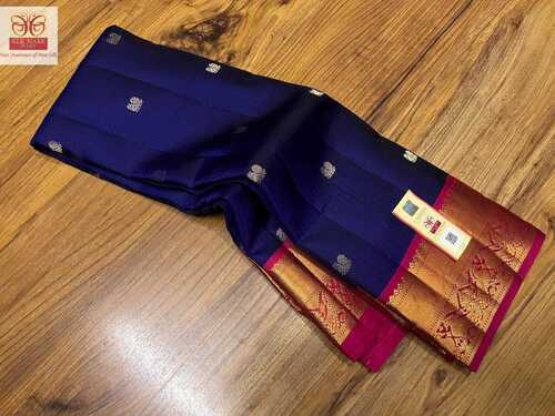 Pure Kanjivaram Soft silk korvai border