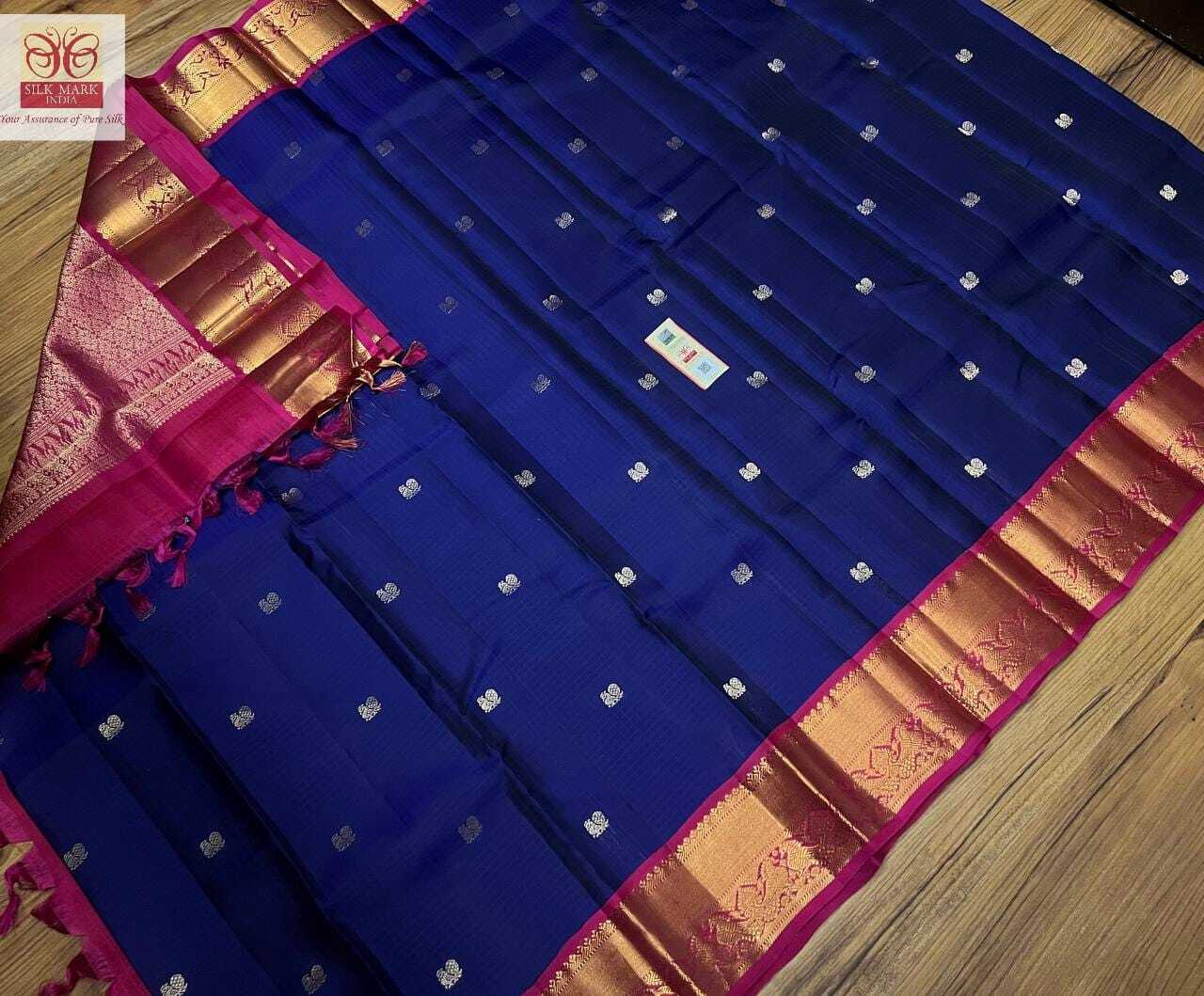 Pure Kanjivaram Soft silk korvai border