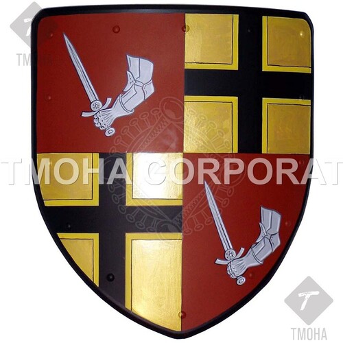 Medieval Shield  Decorative Shield  Armor Shield  Handmade Shield  Decorative Shield Decorative shield with a coat of arms MS0165
