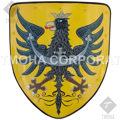 Medieval Shield  Decorative Shield  Armor Shield  Handmade Shield  Decorative Shield Decorative shield with a coat of arms MS0174
