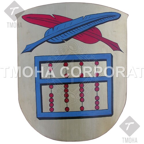Medieval Shield  Decorative Shield  Armor Shield  Handmade Shield  Decorative Shield Wooden shield with coat of arms MS0183