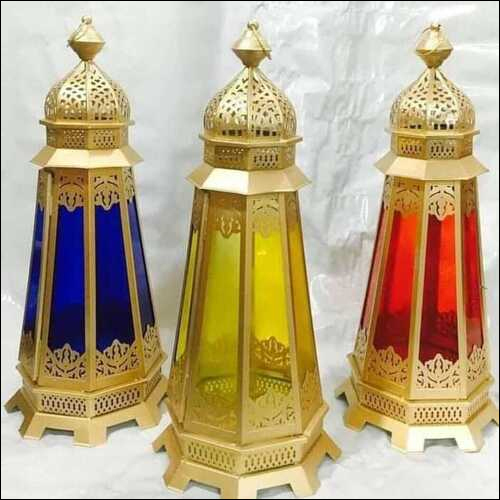 Colourful Glass Decorative Lantern