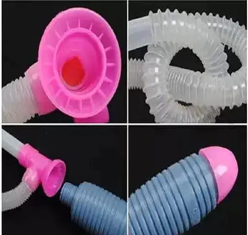 Pump Pack - Plastic Material, 10x10x10 Inch Dimensions | Portable Hand Siphon Oil & Fuel Transfer Tool for Home, Garage & Agricultural Use