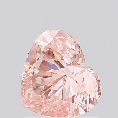 Heart 1.07ct Fancy Vivid Pink VS2 IGI Certified CVD Lab Grown Diamond EC3515