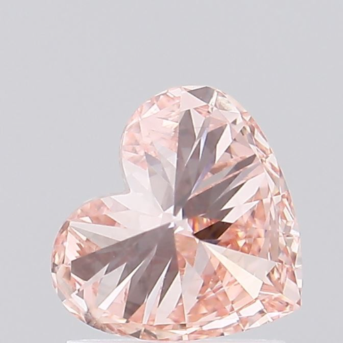 Heart 1.07ct Fancy Vivid Pink VS2 IGI Certified CVD Lab Grown Diamond EC3515