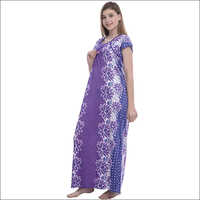 Ladies Hosiery Print Pipin Nighty - Color: Different Available