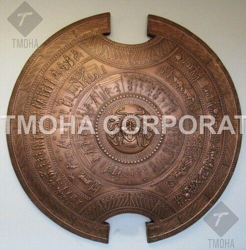 Iron Medieval Shield / Round Shield / Greek Shield / Decorative Shield / Wooden Shield / Armor Shield / Handmade Shield / Decorative Shield Ms0210