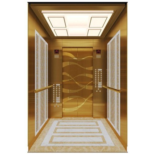 Krisha Engineering Stainless Steel Machine Roomless Elevators