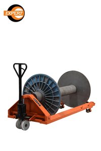 Deep Orange Tiruppur Hydraulic Beam Trolley