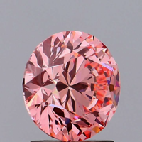 Round 2.00ct Fancy Vivid Pink VS2 IGI Certified CVD Lab Grown Diamond EC3519