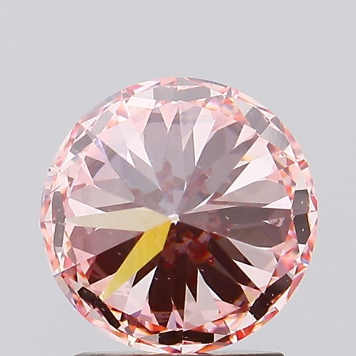 Round 2.00ct Fancy Vivid Pink VS2 IGI Certified CVD Lab Grown Diamond EC3519