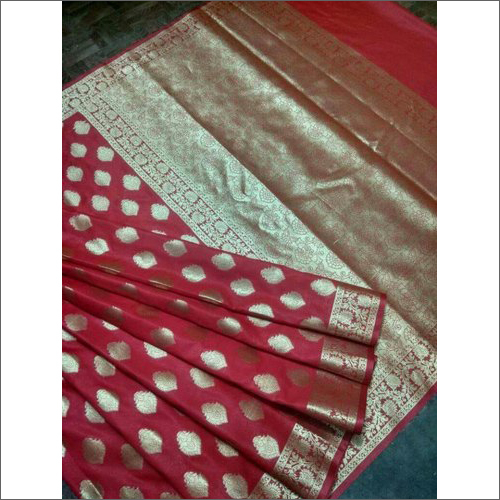 Red Banarasi Saree