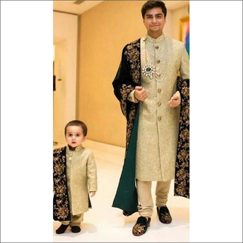 Off White Mens Designer Sherwani