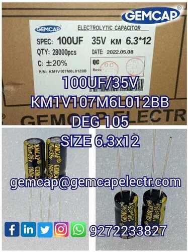 100MFD-35V Electrolytic Capacitors