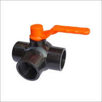 Three Way Ball Valve - Brass Material, Size Options 1/4", 1/2", 3/8", 1" | Durable, Leak-proof Design, High Anti-corrosive Properties, Orange Handle