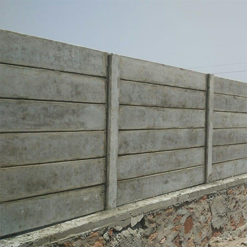 RCC Compound Wall - RCC, 7 Ft Length, Up to 10 Ft Height, Thickness 2-4 Inch | Eco-Friendly, Modular, Prefab, Easily Assembled, Painted Finish