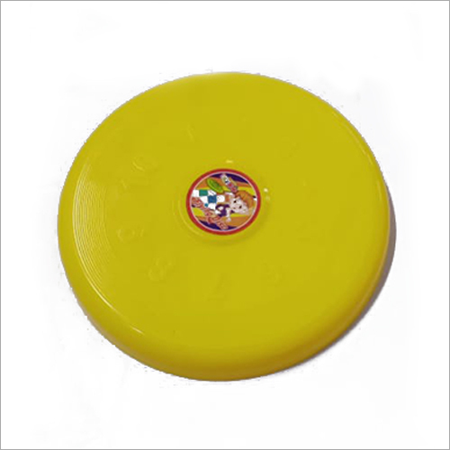 Plastic Spinner Toy - ABS Plastic, Yellow Color | Unique Center Dimple for Easy Finger Spinning, Perfect for Outdoor Play and Trick Mastery