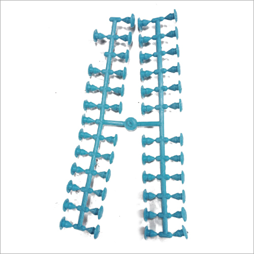 Plastic Molding Job Work - Plastic Material, Manual Operation, Sky Blue Color | Non-Computerized, Versatile for Various Applications