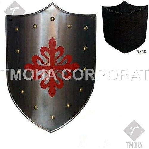 Iron Medieval Shield / Round Shield / Greek Shield / Decorative Shield / Wooden Shield / Armor Shield / Handmade Shield / Decorative Shield Ms0240