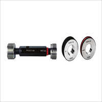 Silver And Black Metric Thread Gauge