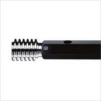 Silver And Black Trapezoidal Thread Gauge