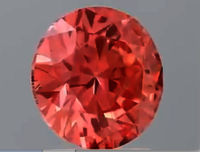 Round 1.52ct Fancy Vivid Pink VS2 IGI Certified HPHT Lab Grown Diamond EC836