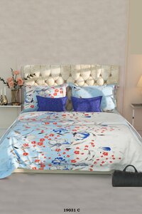 Printed Cotton Double Bed Sheet