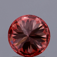 Round 1.71ct Fancy Vivid Pink SI2 IGI Certified CVD Lab Grown Diamond EC2569