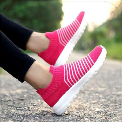 Ladies Pink Sports Shoes