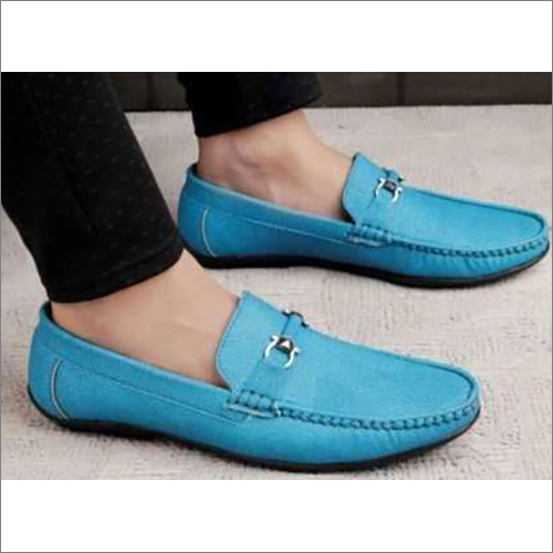 Mens Blue Loafer Shoes