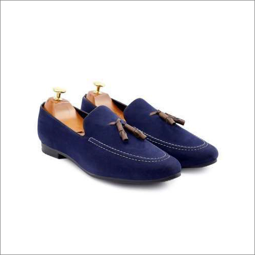 Mens Blue Partywear Shoes