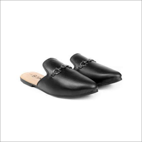 Mens cheap black mules