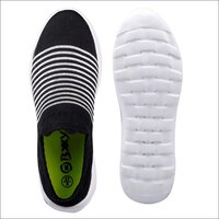 Ladies Black And White Sports Shoes