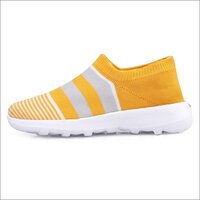 Ladies Light Yellow Sports Shoes